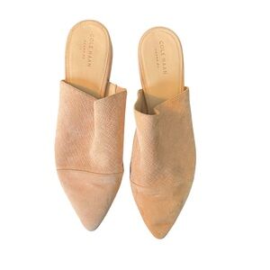 Cole Haan - Women's Tan Point Toe Slip-On Shoes Sz 9